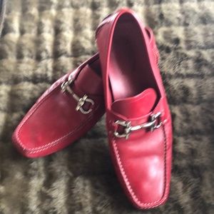 Salvatore Ferragamo Red loafers. Men